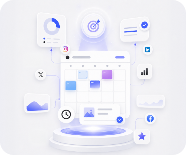 Wise Admin outcome dashboard showing growth metrics and content performance